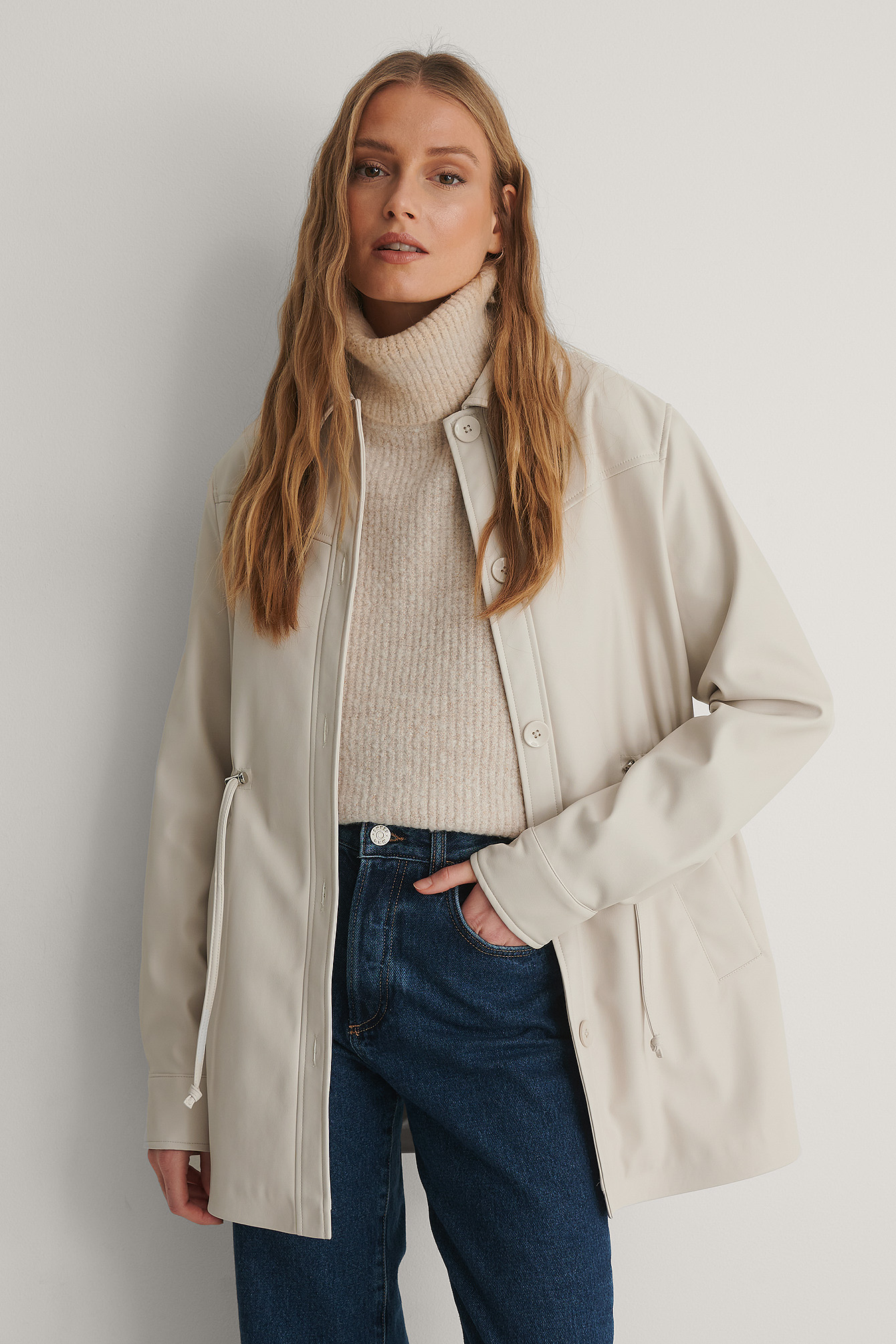 Offwhite Veste Faux Cuir