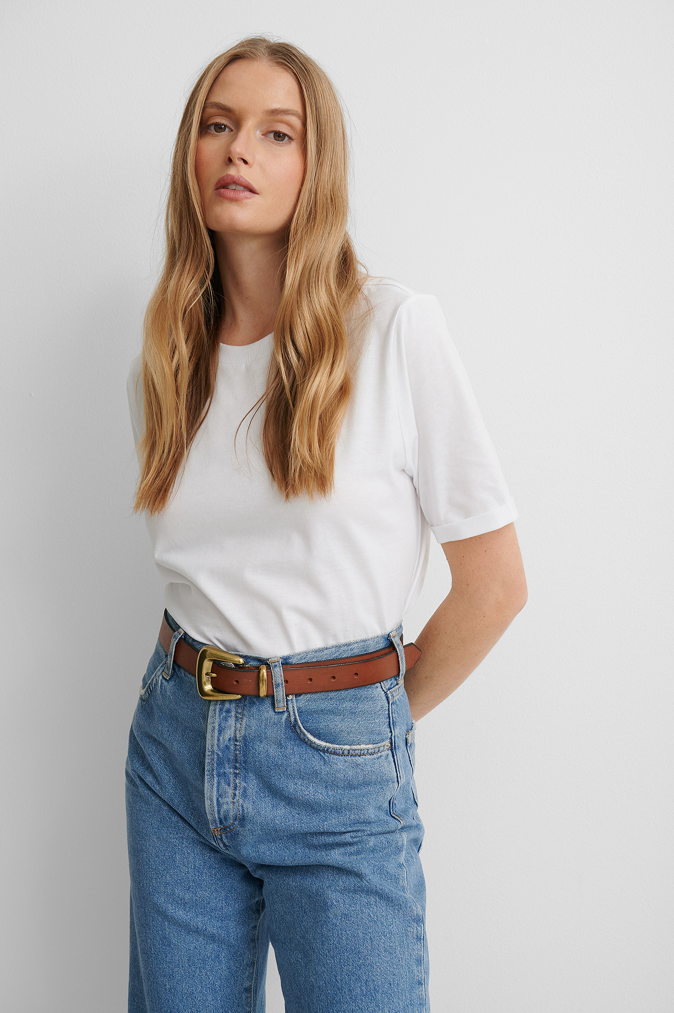 White Biologique Tee-shirt