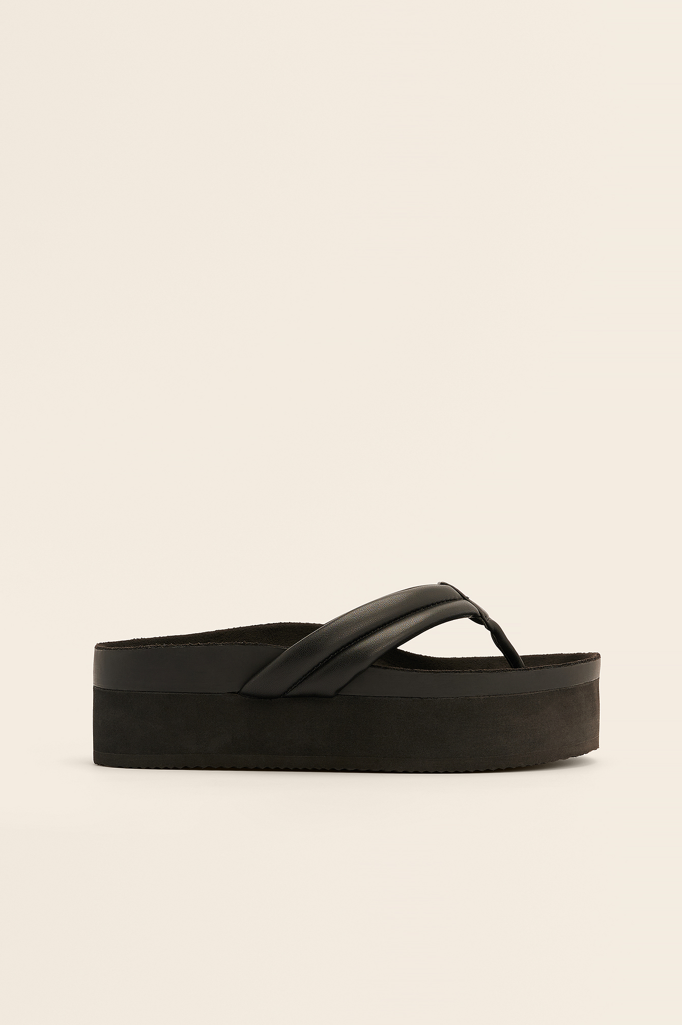 Black NA-KD Shoes Sandales À Enfiler À Plateformes Rétro
