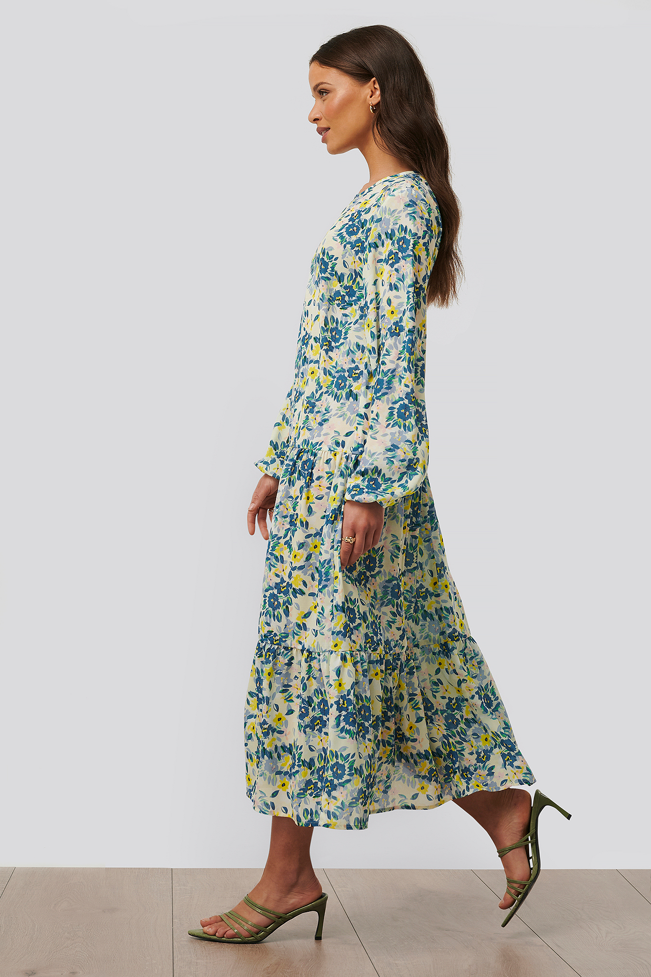 robe midi mousseline