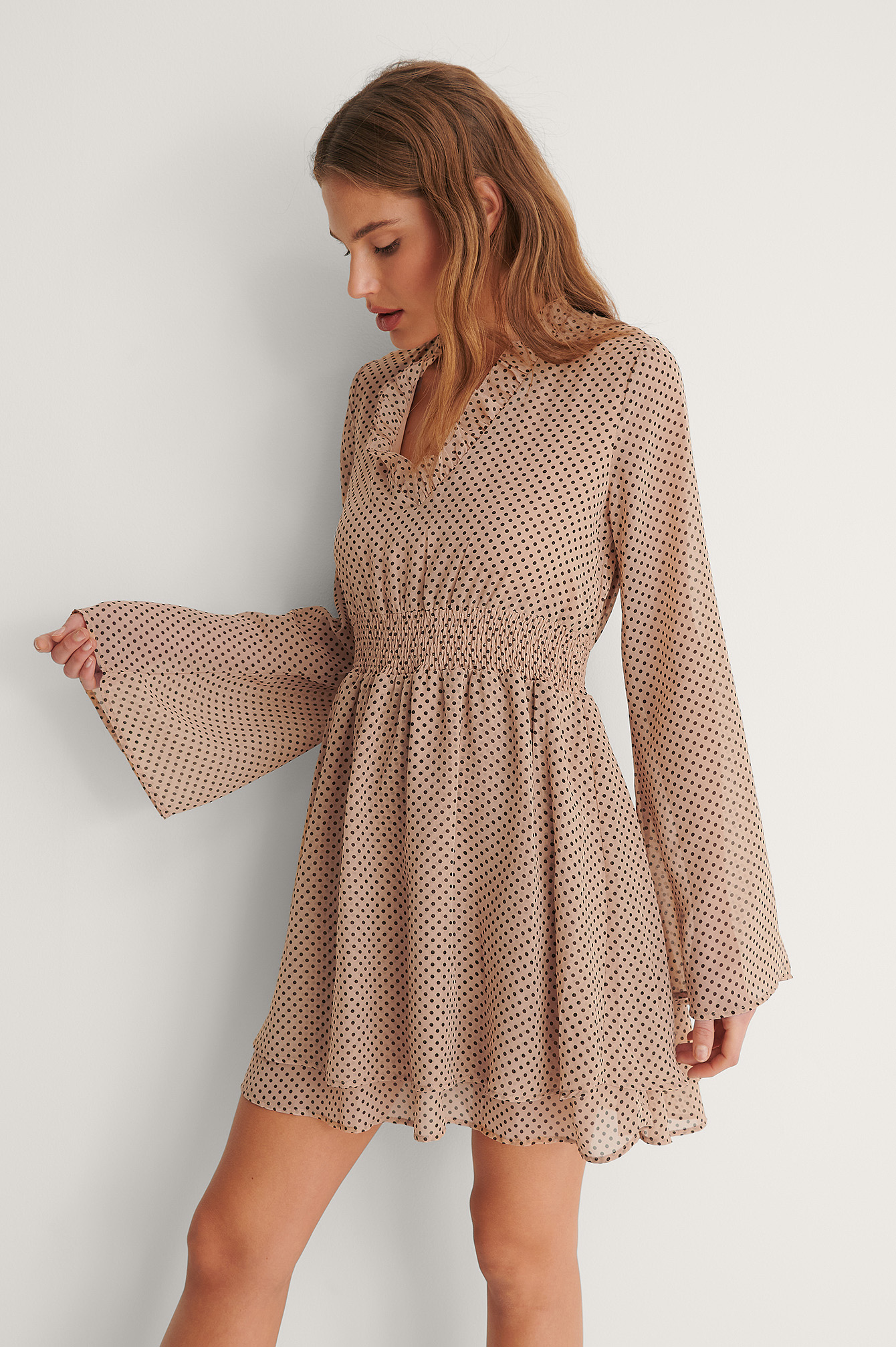 Dots Robe Froncée