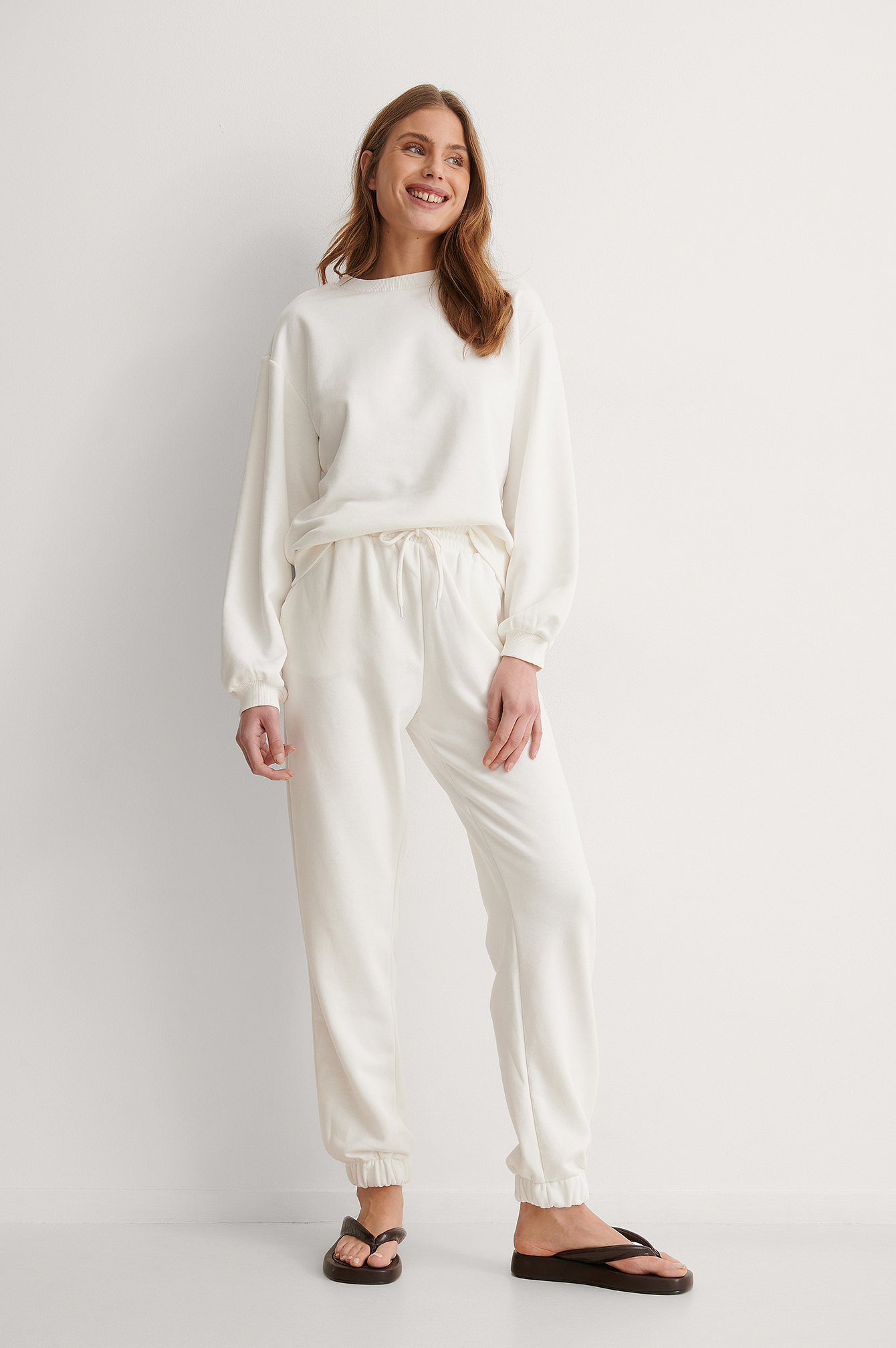 Cream Biologiques Pantalon De Survêtement