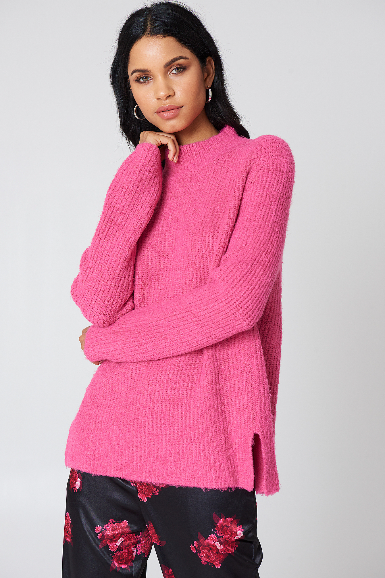 Pink Rut&Circle Marielle knit