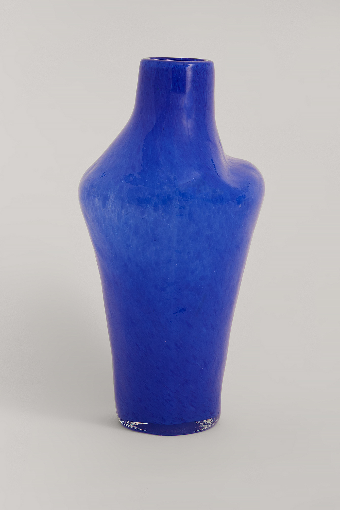 Cobolt Shaped Vase