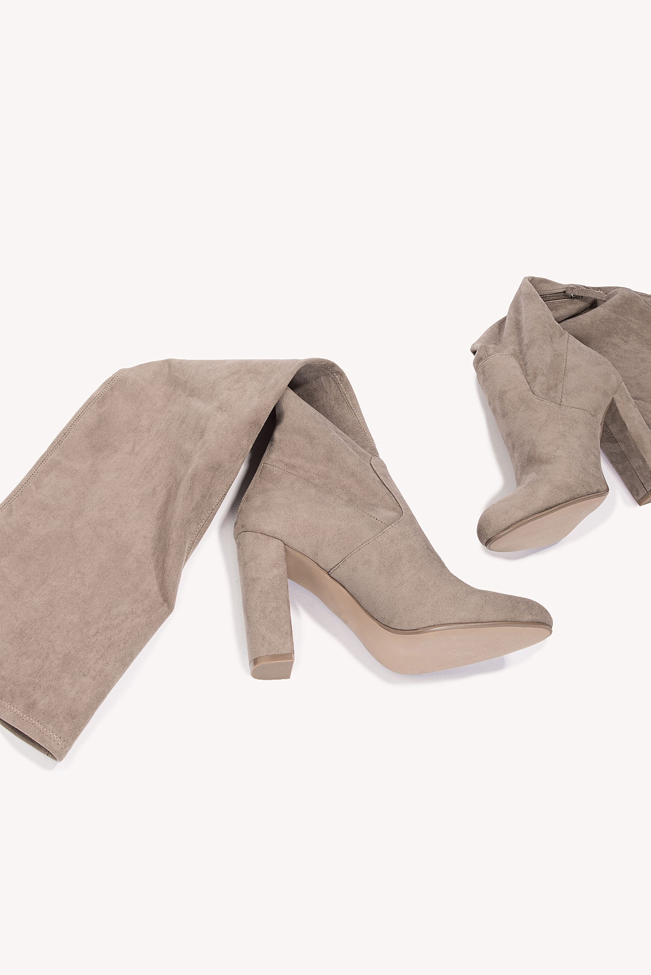 Taupe Emotions Overknee Boot