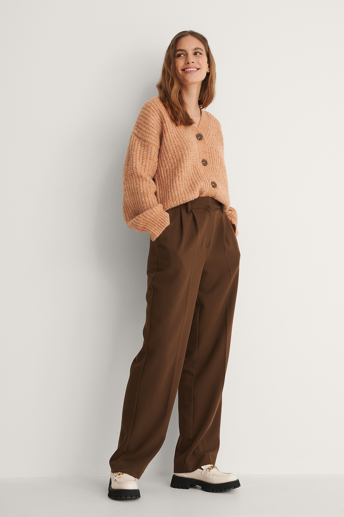 Rust Cardigan tricot