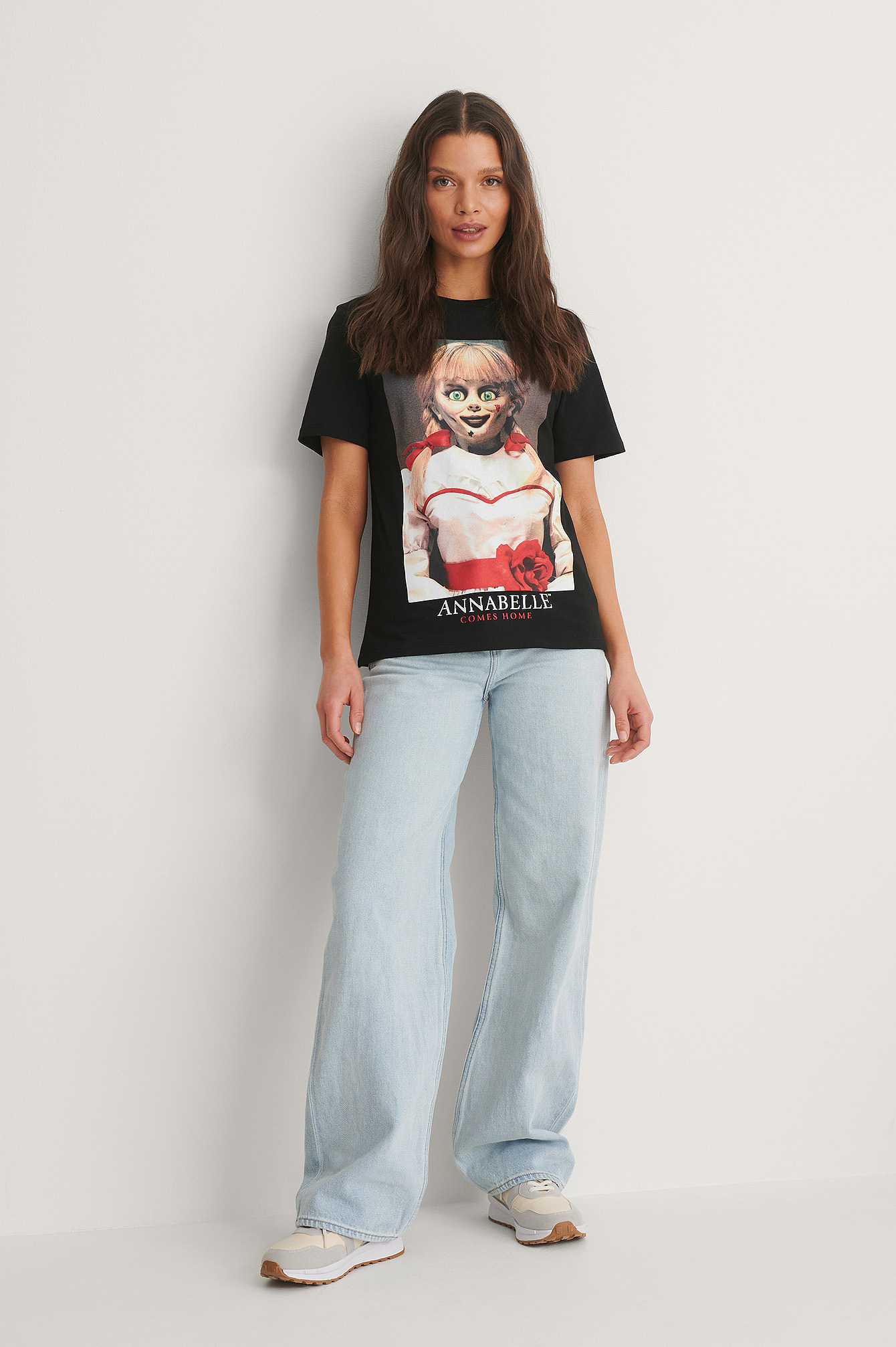 Warner Horror Basic Printed Roundneck T-shirt Outfit