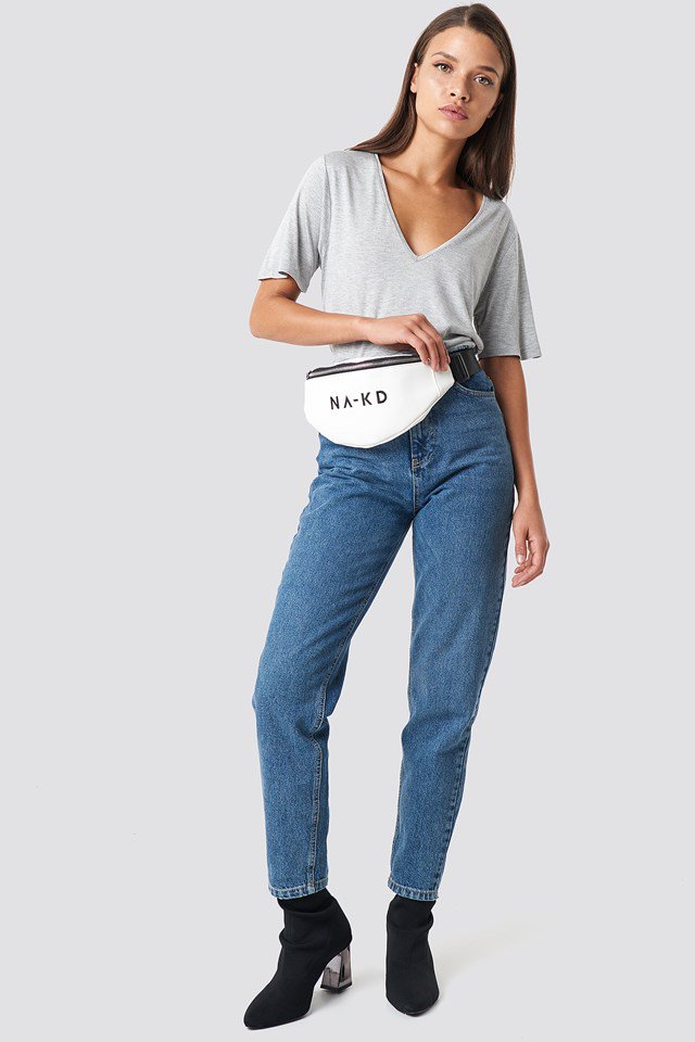 Basic T-shirt with Denim Jeans Outfit.