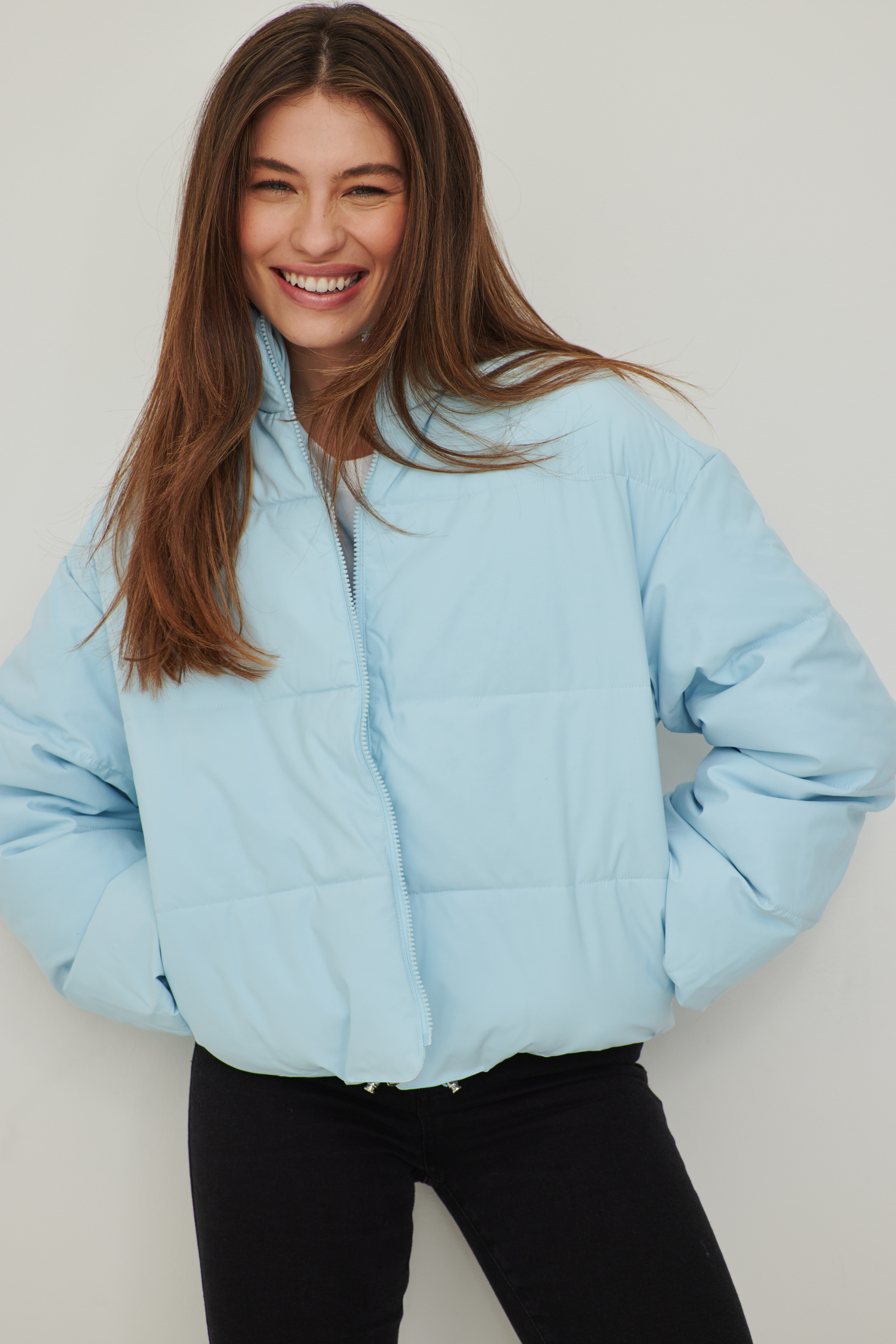 Cropped Puffer Jacket Outfit.