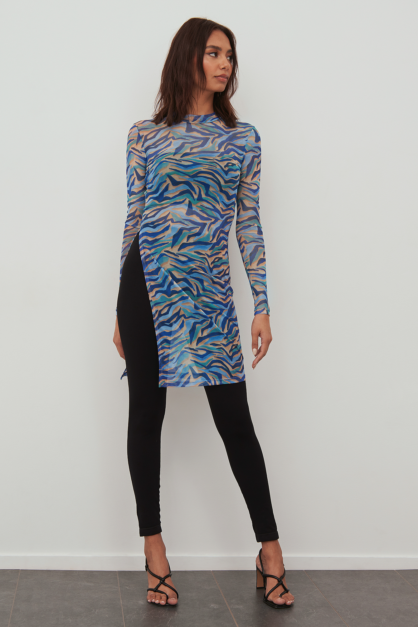 Print Robe maille
