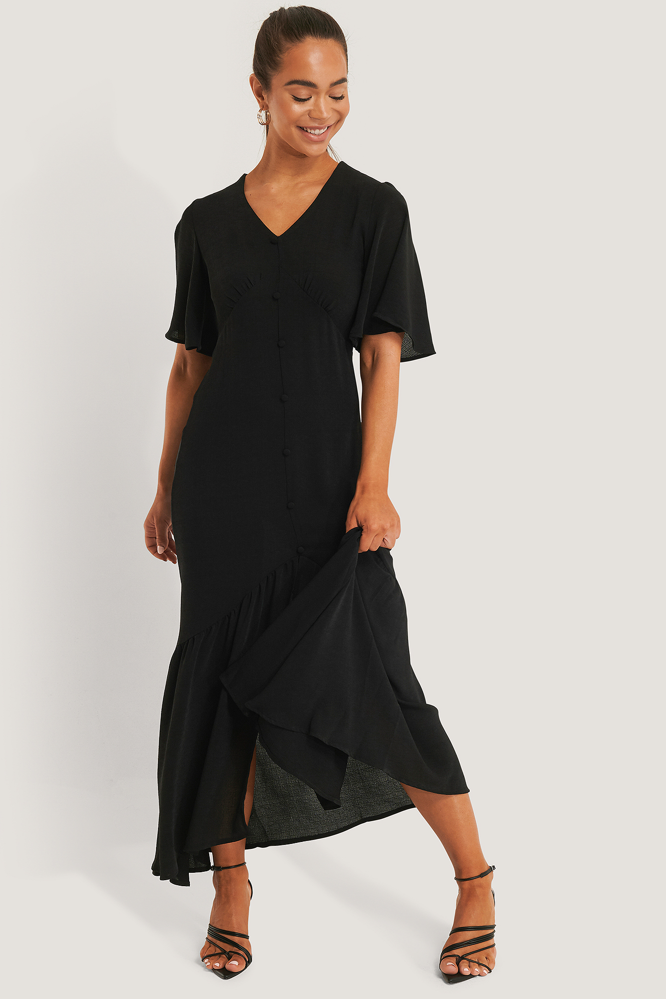 Black Maxi Robe