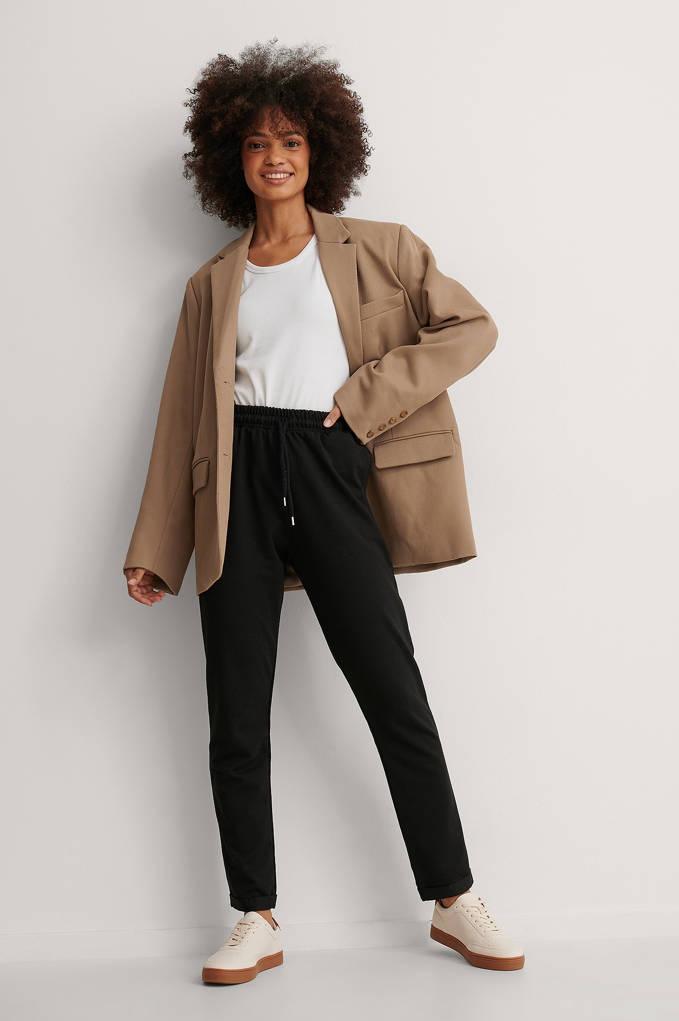 Black Pantalon De Survêtement