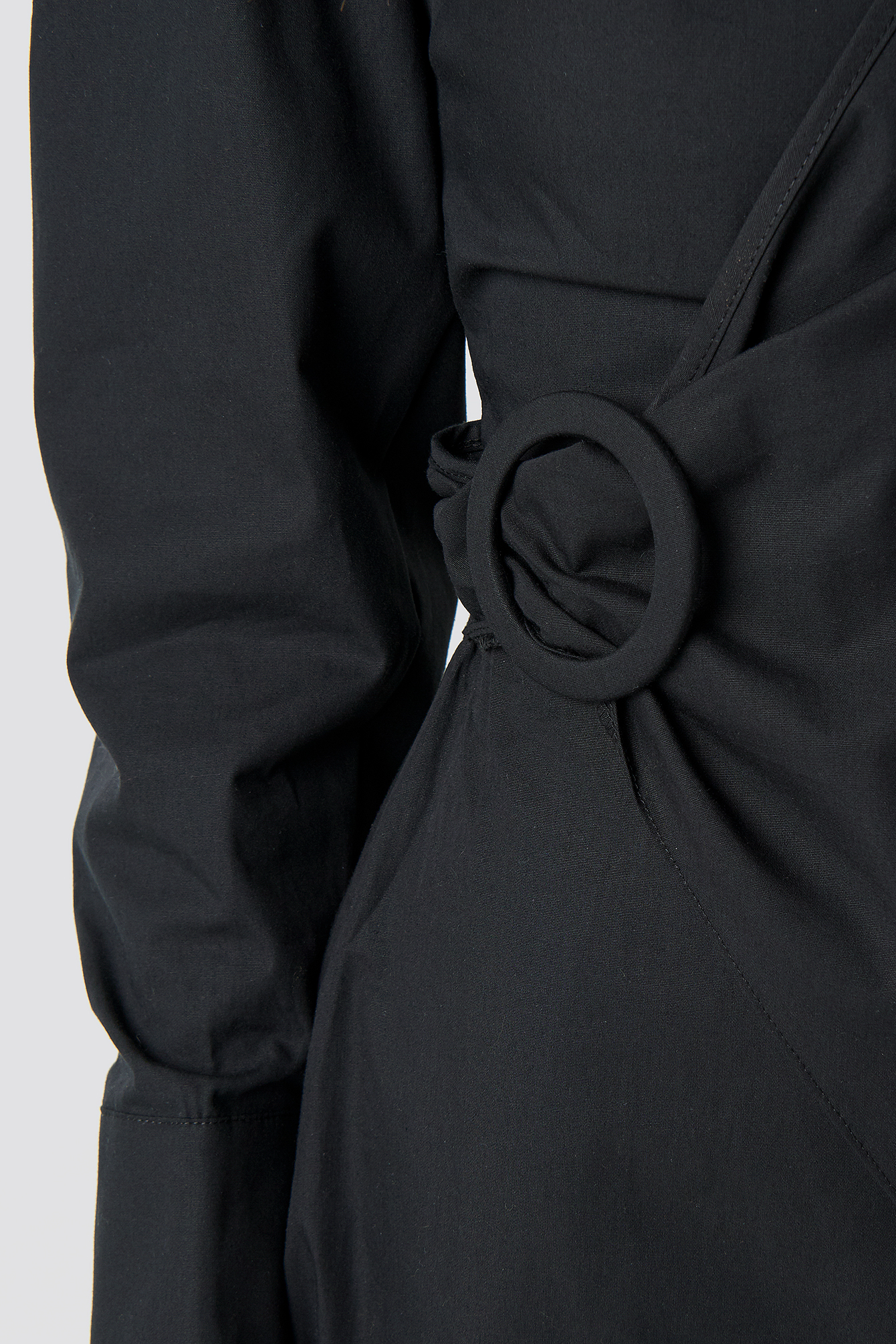 Black Yol Binding Detail Dress