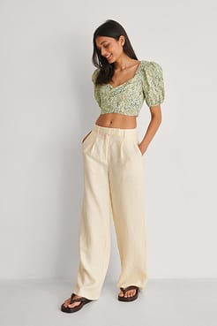 Cotton Cropped Top