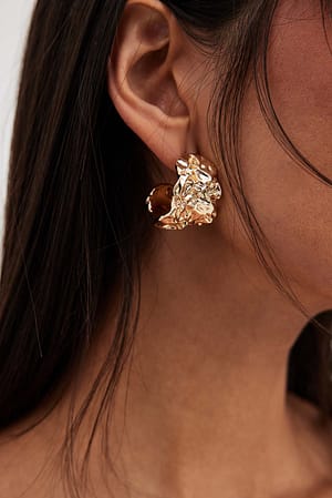 Gold Chunky Earrings