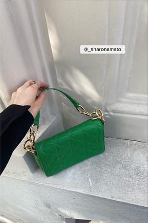 Strong Green Mini sac matelassé