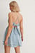 Robe Mini Nouée Dans Le Dos