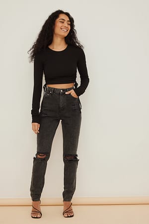 Grey Anika Teller x NA-KD Jean