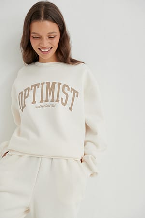 Offwhite Handpicked x NA-KD Oversized Printed Sweater