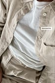 Beige Chemise en lin