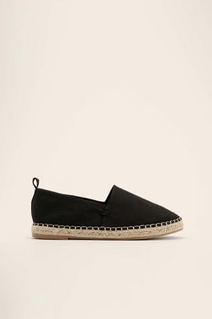 Black Espadrilles Basiques