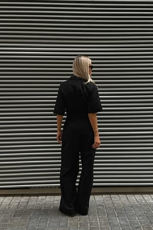 Black Combinaison cargo
