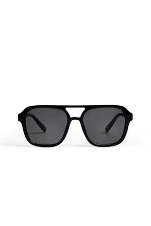 Black Grosses lunettes de soleil rétro