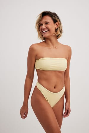 Yellow Bas de bikini brésilien