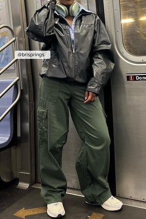 Khaki Soft Cargo Pants