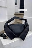 Black Sac souple noué