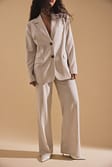 Sand Pantalon de costume à jambe droite