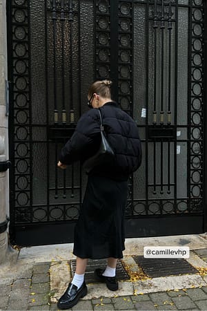 Black Bomber court matelassé