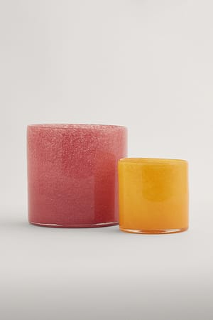 Pink Candle Holder Big