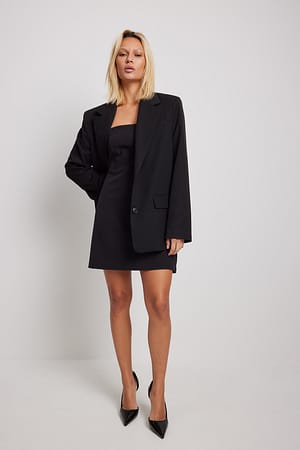 Black Robe courte classique