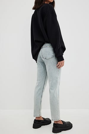 Acid Blue Jean mom