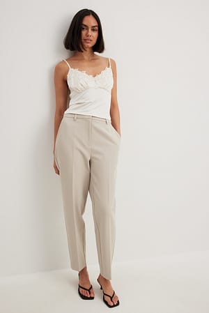 Sand Pantalon de costume court coupe classique