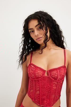 Red Corset à découpe