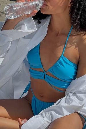 Blue Sea Haut de bikini découpé