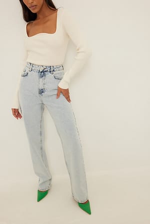 Light Blue Jean déchiré