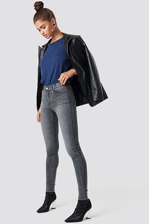 Boulder Grey Dr Denim Lexy Jeans