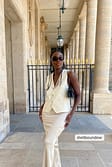 Off White Débardeur ajusté coupe classique