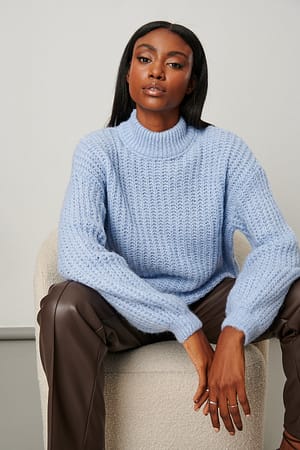 Blue Pull maille