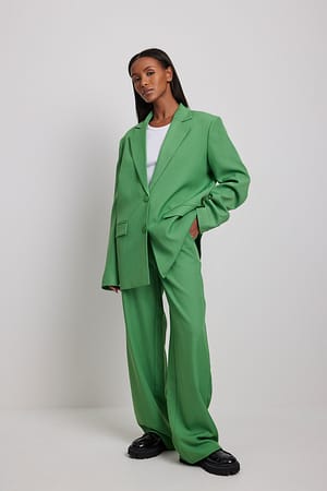 Green Blazer classique