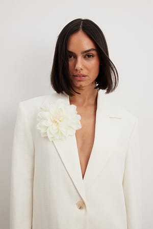 White Broche