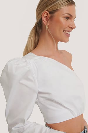 White Glamorous Chemisier Court