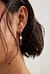 Boucles d’oreilles pendantes en perles
