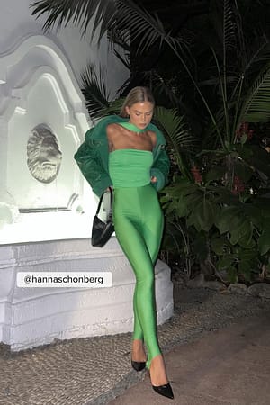 Green Leggings élastiques