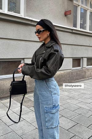 Blue Pantalon en denim à poches