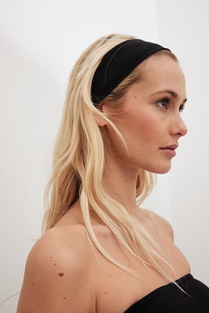 Black Bandeau en jersey bio