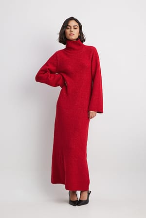 Red Robe longue en maille